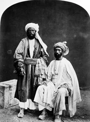 Afghanska handlare, ca 1860-70-talet